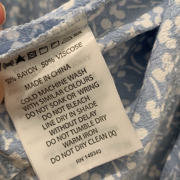 Rolla’s tie waist top, size small - Picture 4 of 5